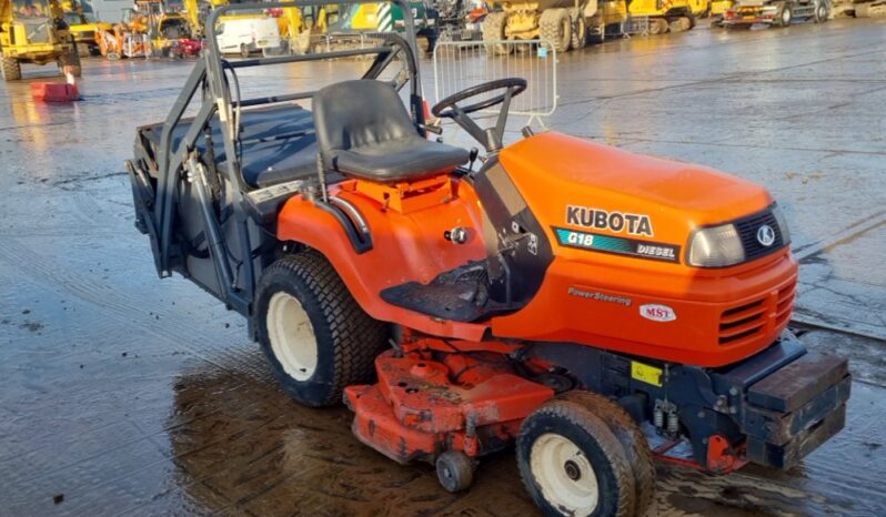 Kubota G18 Lawnmowers For Auction: Leeds – 22nd, 23rd, 24th & 25th January 25 @ 8:00am full