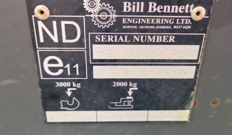 Bill Bennett Hydraulic Telescopic PUH to suit Tractor Farm Machinery For Auction: Leeds – 22nd, 23rd, 24th & 25th January 25 @ 8:00am full