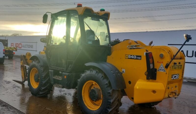 2017 JCB 540-140 Hi Viz Telehandlers For Auction: Leeds – 22nd, 23rd, 24th & 25th January 25 @ 8:00am full