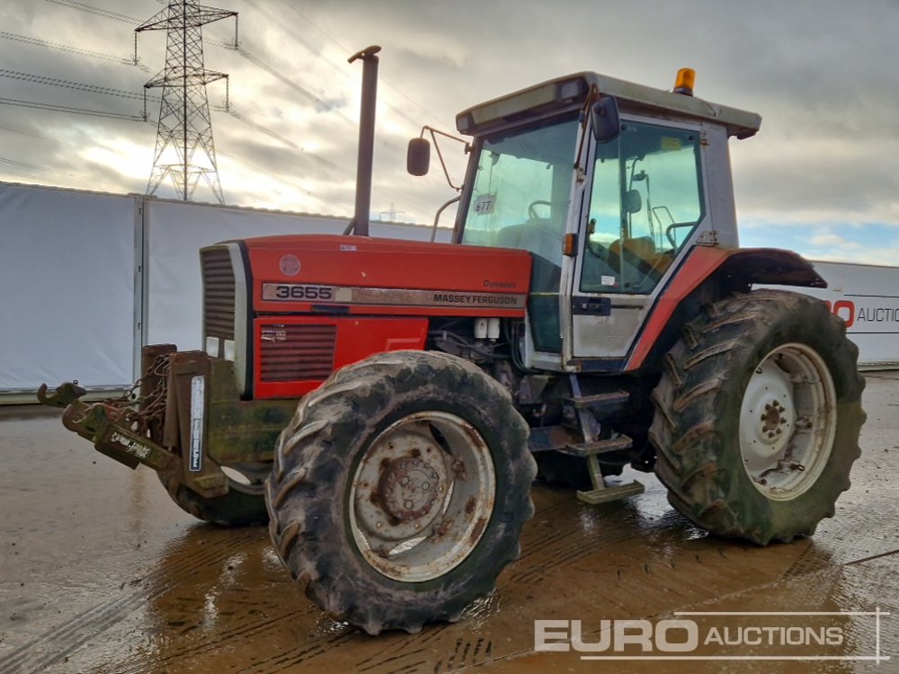 Massey Ferguson 3655 DYNASHIFT Tractors For Auction: Leeds – 22nd, 23rd, 24th & 25th January 25 @ 8:00am