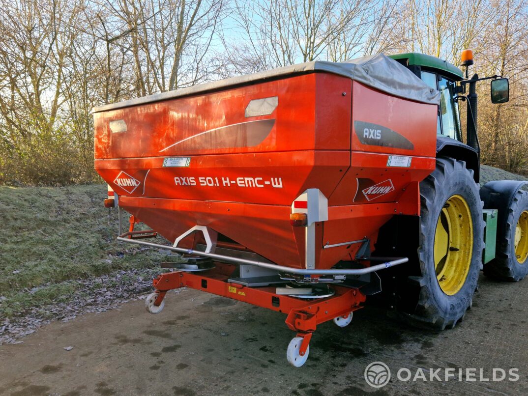 2014 Kuhn Axis 50.1 H-EMC-W fertiliser spreader