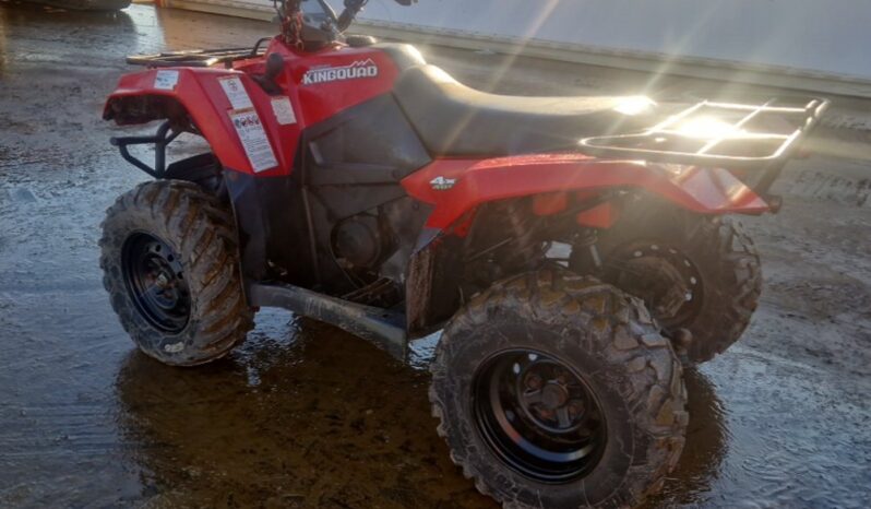 2012 Suzuki Kingquad ATVs For Auction: Leeds – 22nd, 23rd, 24th & 25th January 25 @ 8:00am full