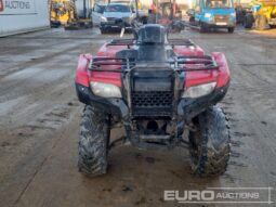 Honda 4WD Petrol Quad Bike ATVs For Auction: Leeds – 22nd, 23rd, 24th & 25th January 25 @ 8:00am full