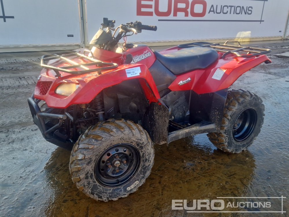 2012 Suzuki Kingquad ATVs For Auction: Leeds – 22nd, 23rd, 24th & 25th January 25 @ 8:00am