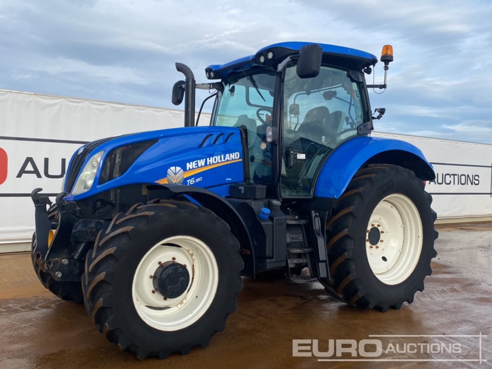 2018 New Holland T6.180 Tractors For Auction: Leeds – 22nd, 23rd, 24th & 25th January 25 @ 8:00am