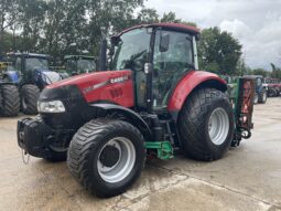 CASE IH 95U FARMALL WITH RANSOMES HYDRAULIC 5/7 MK IV GANG MOWER full