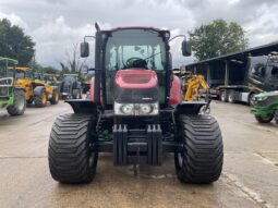 CASE IH 95U FARMALL WITH RANSOMES HYDRAULIC 5/7 MK IV GANG MOWER full