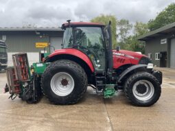 CASE IH 95U FARMALL WITH RANSOMES HYDRAULIC 5/7 MK IV GANG MOWER full