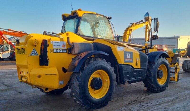 2019 JCB 540-140 Hi Viz Telehandlers For Auction: Leeds – 22nd, 23rd, 24th & 25th January 25 @ 8:00am full