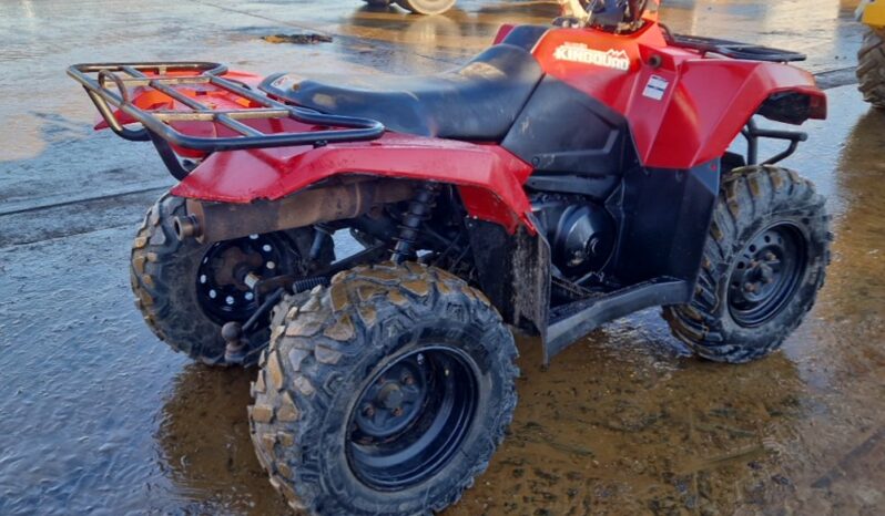 2012 Suzuki Kingquad ATVs For Auction: Leeds – 22nd, 23rd, 24th & 25th January 25 @ 8:00am full