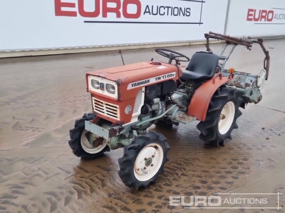 Yanmar YM1100 Compact Tractors For Auction: Leeds – 22nd, 23rd, 24th & 25th January 25 @ 8:00am