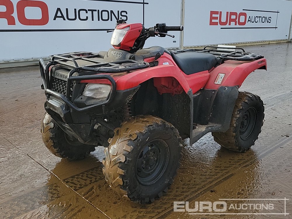 Honda TRX500 ATVs For Auction: Leeds – 22nd, 23rd, 24th & 25th January 25 @ 8:00am