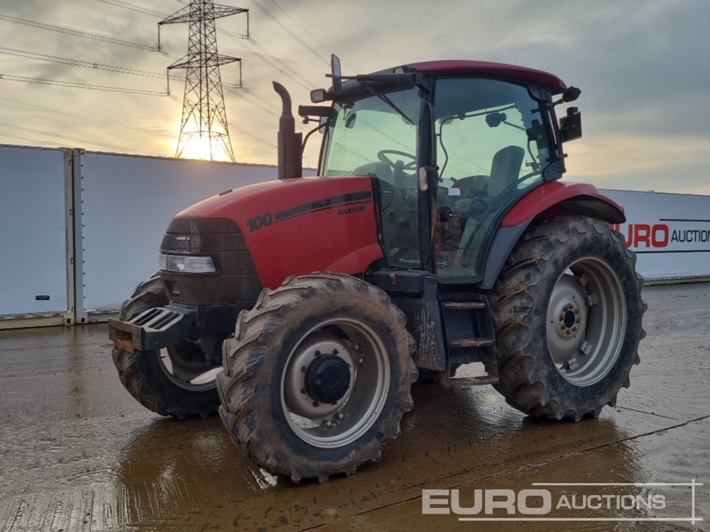 Case Maxxum 100 4WD Tractor, 3 Spool Valves, A/C Tractors For Auction: Leeds – 22nd, 23rd, 24th & 25th January 25 @ 8:00am