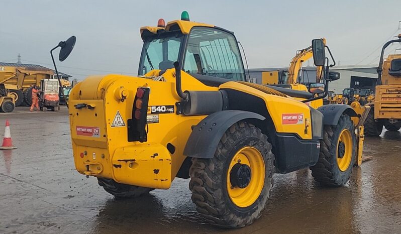 2018 JCB 540-140 Hi Viz Telehandlers For Auction: Leeds – 22nd, 23rd, 24th & 25th January 25 @ 8:00am full