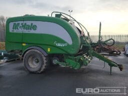 2019 McHale Fusion 3 Plus Single Axle Round Baler, Wrapper, Wide Angle PTO Shaft (Controls In Office Local Farm ) Farm Machinery For Auction: Leeds – 22nd, 23rd, 24th & 25th January 25 @ 8:00am full