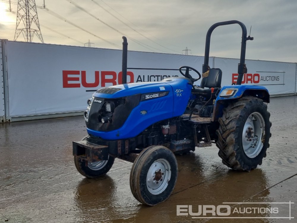 2018 Solis 50RX Compact Tractors For Auction: Leeds – 22nd, 23rd, 24th & 25th January 25 @ 8:00am