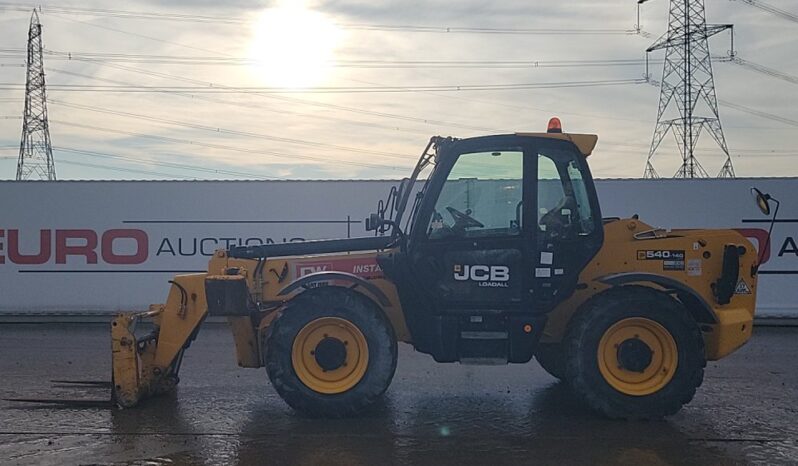 2018 JCB 540-140 Hi Viz Telehandlers For Auction: Leeds – 22nd, 23rd, 24th & 25th January 25 @ 8:00am full