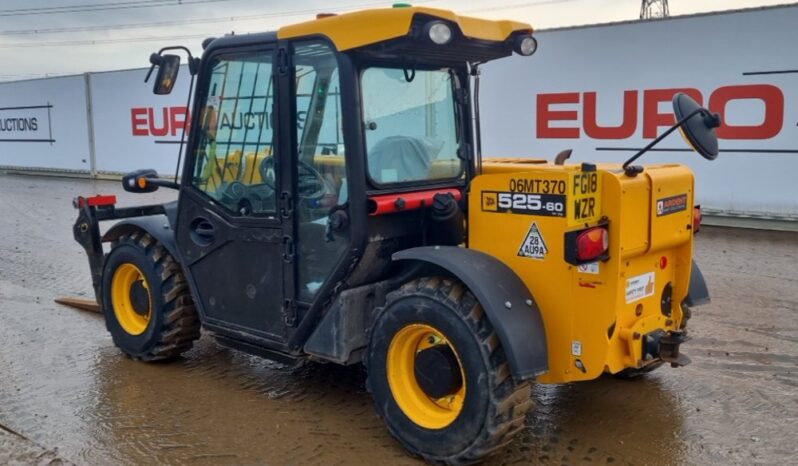 2018 JCB 525-60 Hi Viz Telehandlers For Auction: Leeds – 22nd, 23rd, 24th & 25th January 25 @ 8:00am full