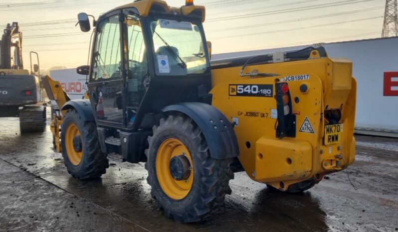 2020 JCB 540-180 Hi Viz Telehandlers For Auction: Leeds – 22nd, 23rd, 24th & 25th January 25 @ 8:00am full