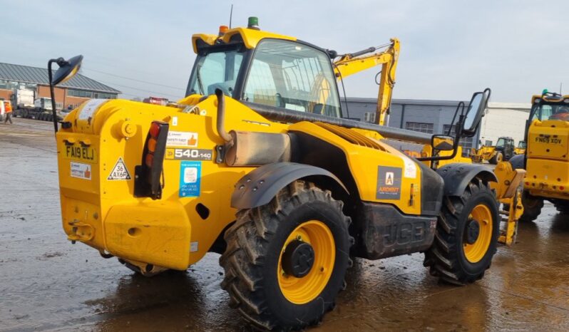 2019 JCB 540-140 Hi Viz Telehandlers For Auction: Leeds – 22nd, 23rd, 24th & 25th January 25 @ 8:00am full