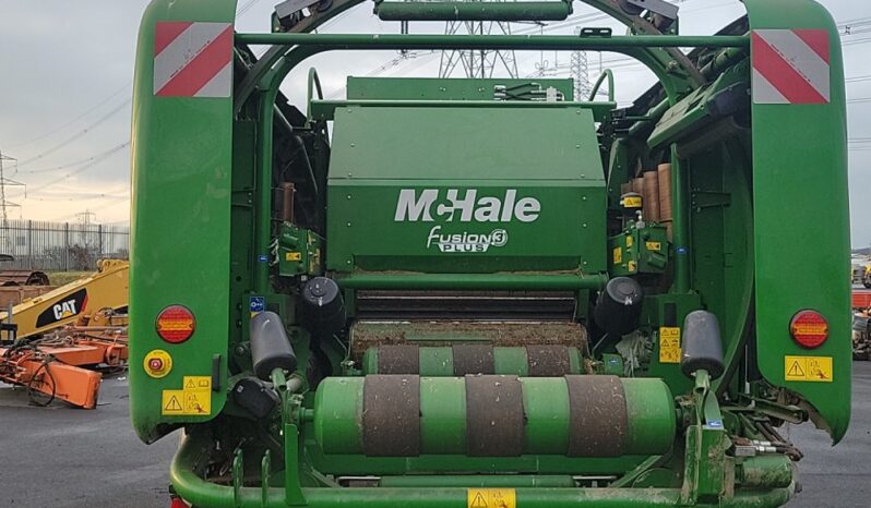 2019 McHale Fusion 3 Plus Single Axle Round Baler, Wrapper, Wide Angle PTO Shaft (Controls In Office Local Farm ) Farm Machinery For Auction: Leeds – 22nd, 23rd, 24th & 25th January 25 @ 8:00am full