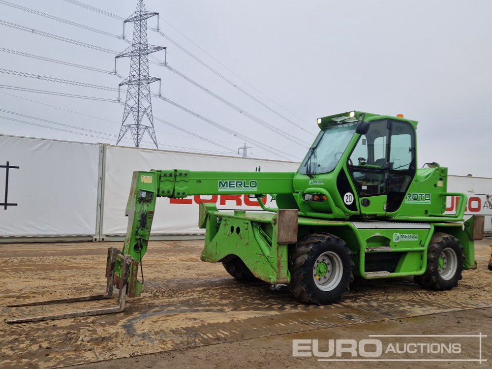 Merlo RT38 Telehandlers For Auction: Leeds – 22nd, 23rd, 24th & 25th January 25 @ 8:00am