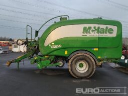 2019 McHale Fusion 3 Plus Single Axle Round Baler, Wrapper, Wide Angle PTO Shaft (Controls In Office Local Farm ) Farm Machinery For Auction: Leeds – 22nd, 23rd, 24th & 25th January 25 @ 8:00am full