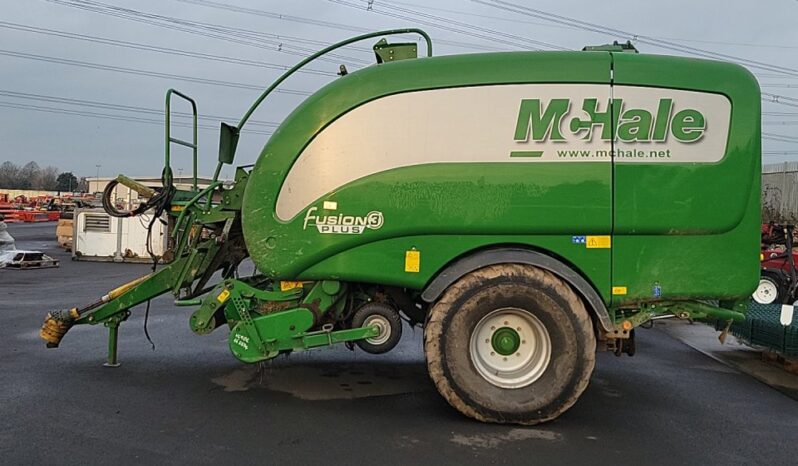 2019 McHale Fusion 3 Plus Single Axle Round Baler, Wrapper, Wide Angle PTO Shaft (Controls In Office Local Farm ) Farm Machinery For Auction: Leeds – 22nd, 23rd, 24th & 25th January 25 @ 8:00am full