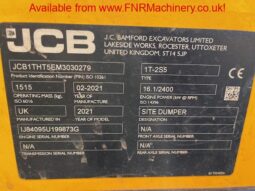 JCB 1T-2 HIGH TIP DUMPER 2021 full