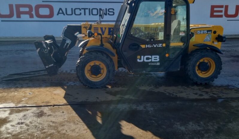 2022 JCB 525-60 Hi Viz Telehandlers For Auction: Leeds – 5th, 6th, 7th & 8th March 2025 @ 8:00am full