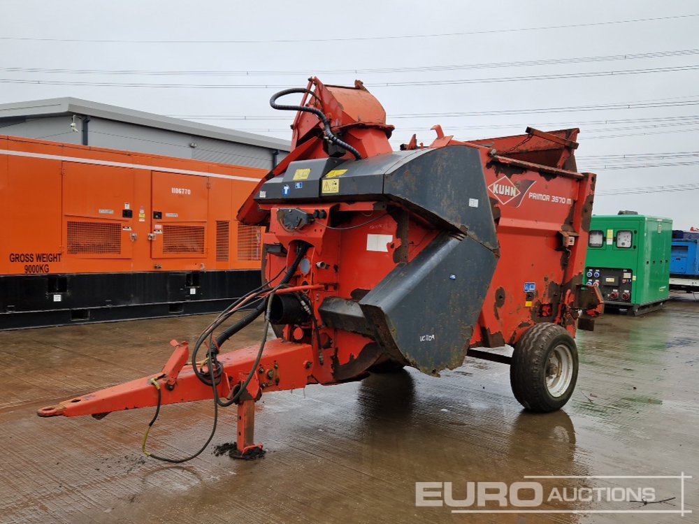 2011 Kuhn Primor 3570M Single Axle Draw Bar PTO Driven Bale Shredder Farm Machinery For Auction: Leeds – 5th, 6th, 7th & 8th March 2025 @ 8:00am