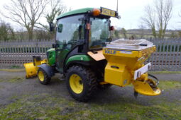 2022 John Deere 2026R compact tractor w/ plough & spreader full