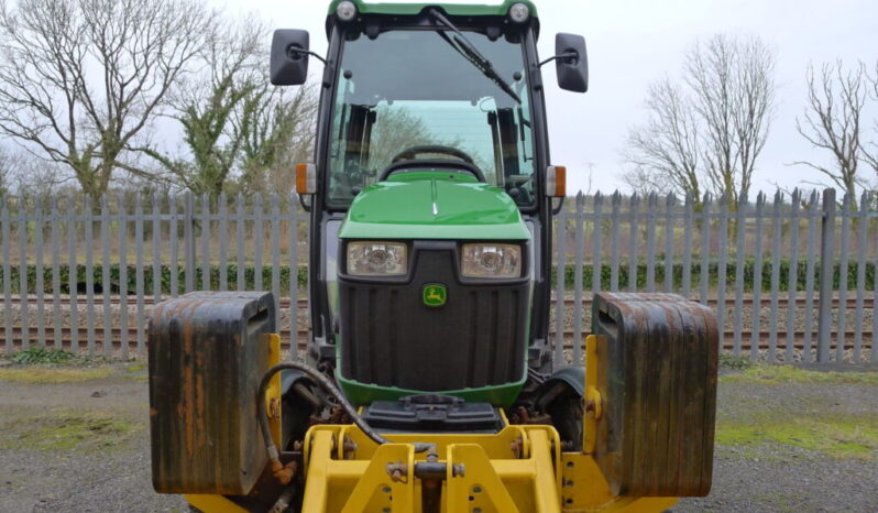 2022 John Deere 2026R compact tractor w/ plough & spreader full