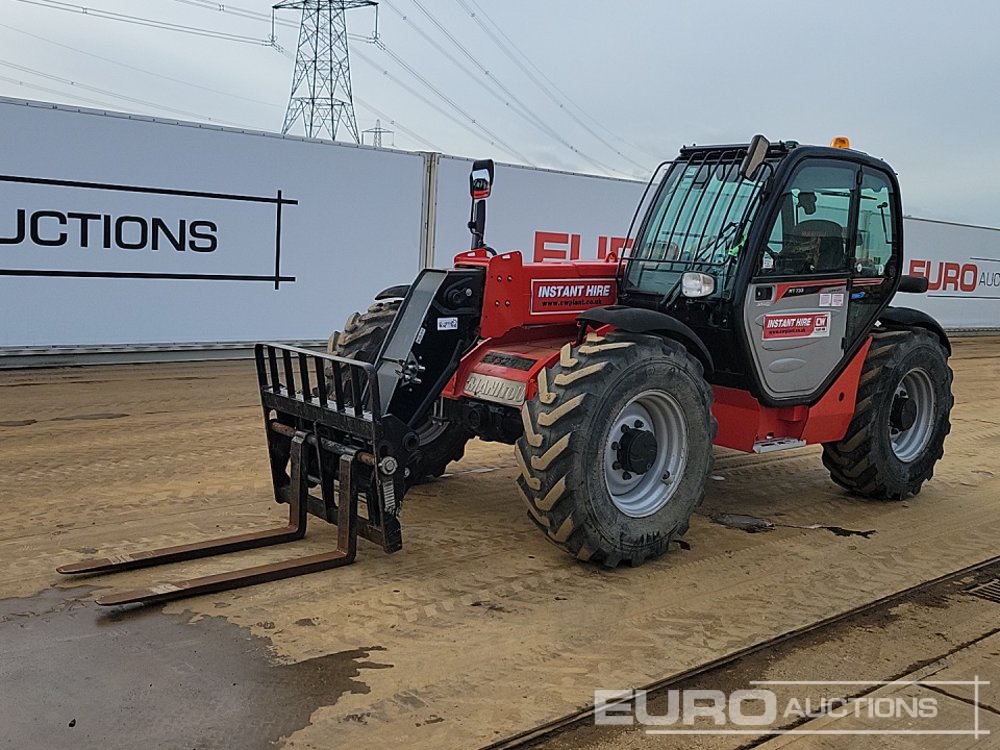 2021 Manitou MT733 Telehandlers For Auction: Leeds – 5th, 6th, 7th & 8th March 2025 @ 8:00am