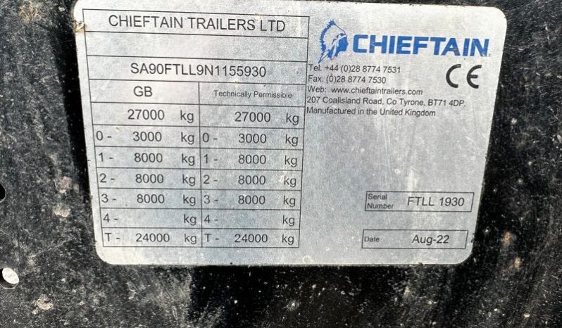 2022 Chieftain Low Loader Trailer full