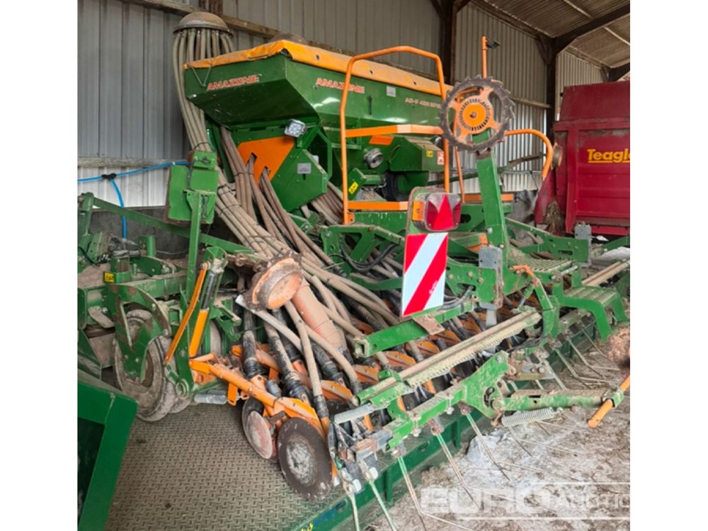 2015 Amazone KG4000 SUPER 4m Power Harrow, AD-P 403 Special L Seed Drill, Front Fertilizer Tank Farm Machinery For Auction: Leeds – 5th, 6th, 7th & 8th March 2025 @ 8:00am