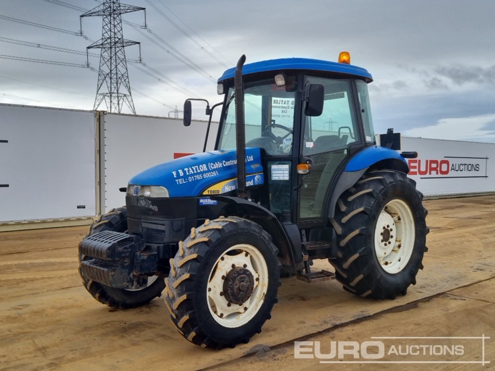 New Holland TD80D Tractors For Auction: Leeds – 5th, 6th, 7th & 8th March 2025 @ 8:00am