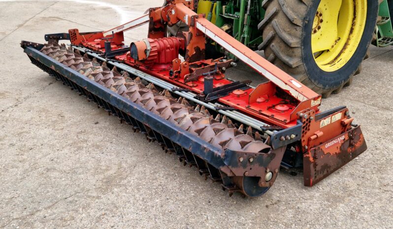 Greenland 4M power harrow c/w packer roller full