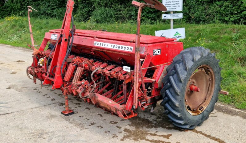 Massey Ferguson 30 3M trailed grain drill full