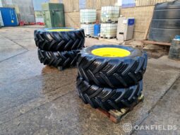 480/70R28 and 580/70R8 wheelset to fit John Deere 7810 full