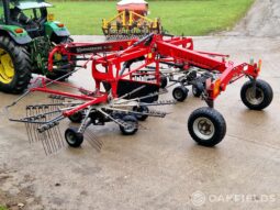 2017 Kongskilde R 760 twin rotor rake full