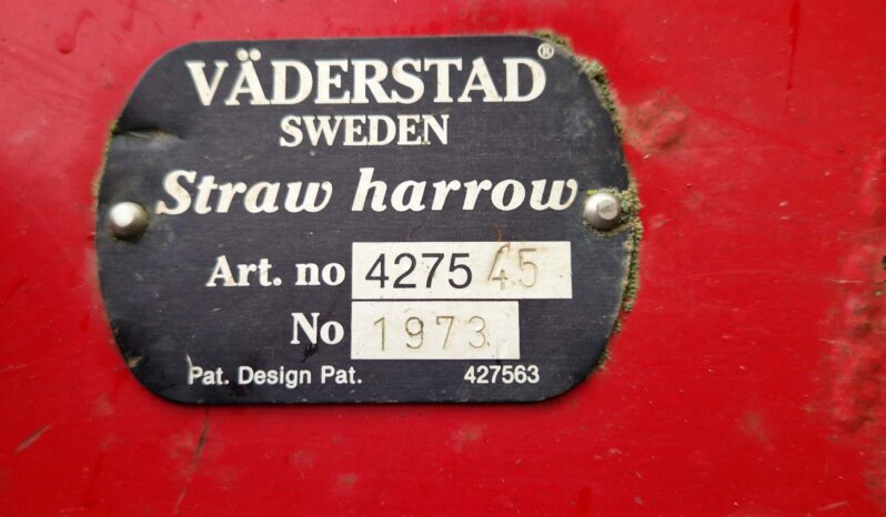 Vaderstad Straw Harrow ex 5m Carrier full