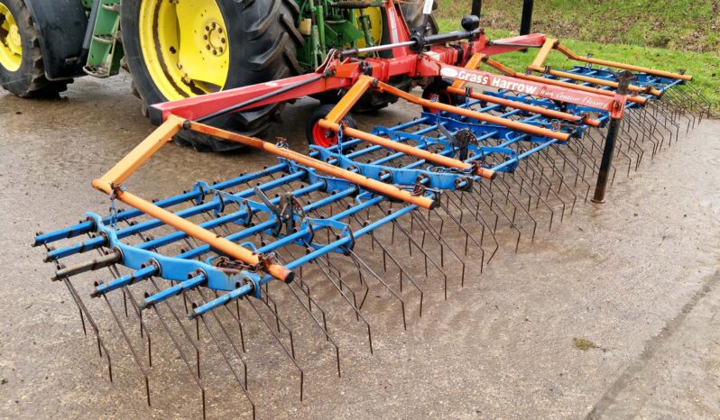 Opico 6M hydraulic folding grass/weeder harrow full