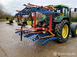 Opico 6M hydraulic folding grass/weeder harrow full