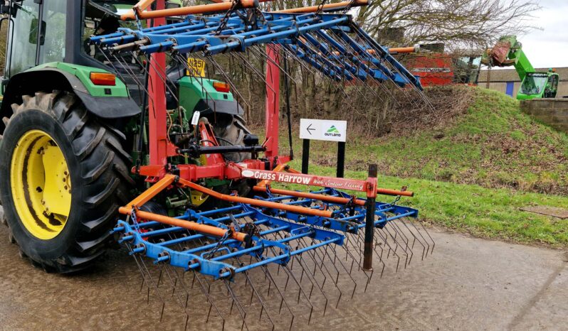 Opico 6M hydraulic folding grass/weeder harrow full