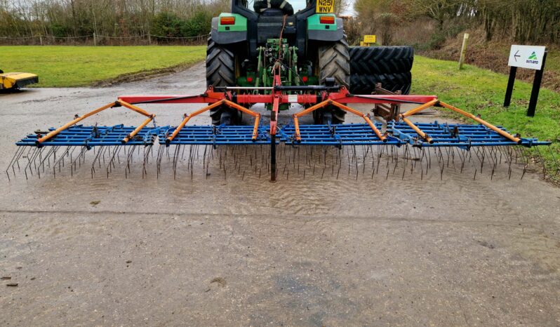 Opico 6M hydraulic folding grass/weeder harrow full