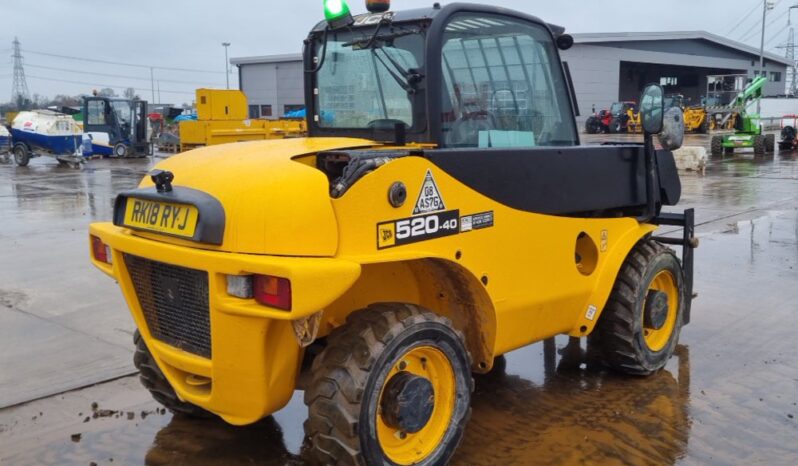 2018 JCB 520-40 Telehandlers For Auction: Leeds – 5th, 6th, 7th & 8th March 2025 @ 8:00am full