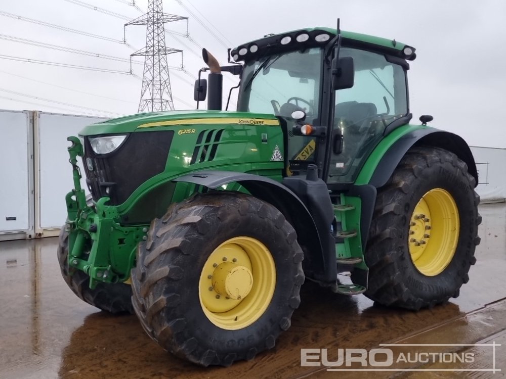 2018 John Deere 6215R Tractors For Auction: Leeds – 5th, 6th, 7th & 8th March 2025 @ 8:00am