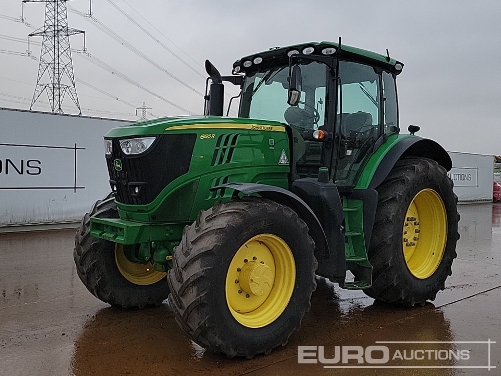 2019 John Deere 6195R Tractors For Auction: Leeds – 5th, 6th, 7th & 8th March 2025 @ 8:00am