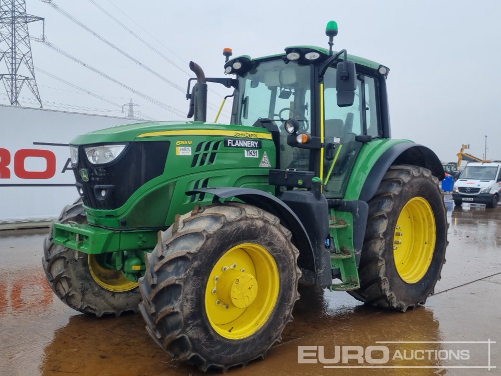 John Deere 6155M Tractors For Auction: Leeds – 5th, 6th, 7th & 8th March 2025 @ 8:00am